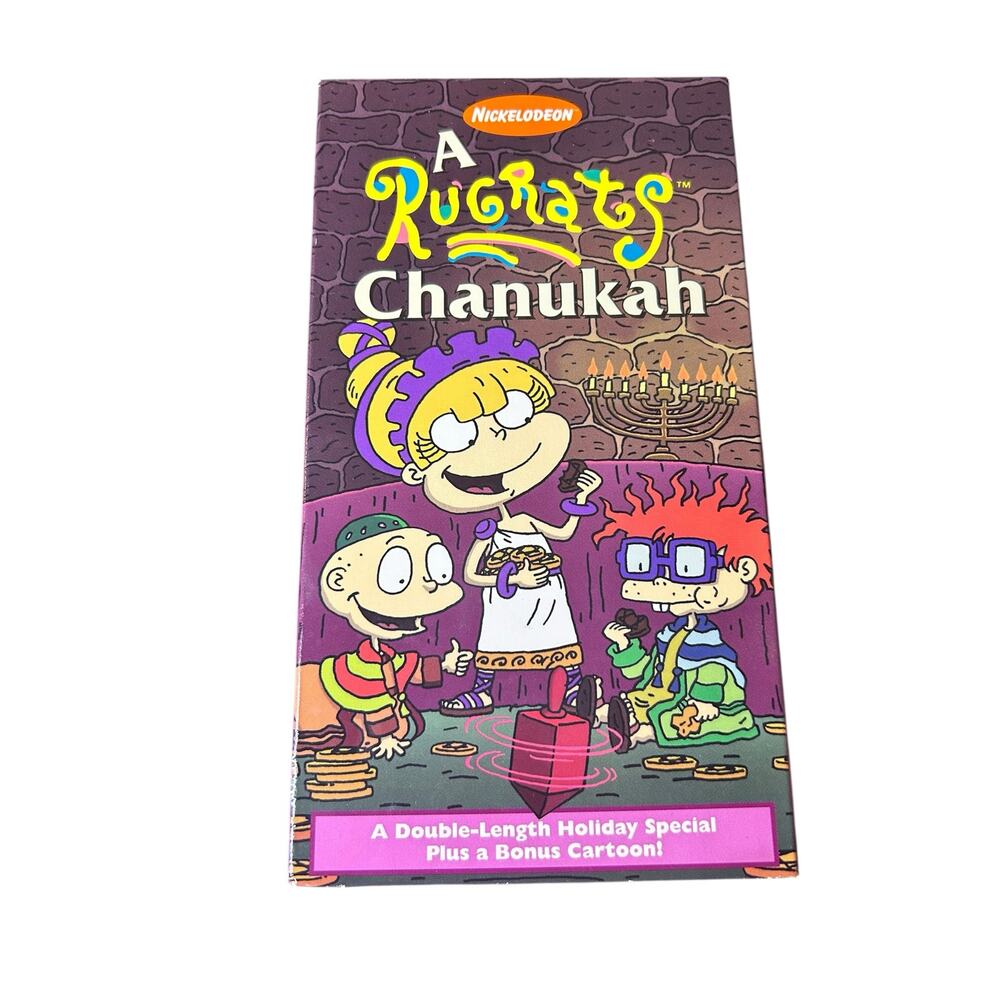 Nickelodeon Rugrats Chanukah VHS Tape (1996) Rare Holiday Cartoon